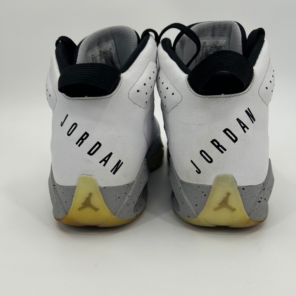 Jordan Jumpman MVP White Cement Grey Speckled Gum AR4430-101 Men 10.5 Basketball